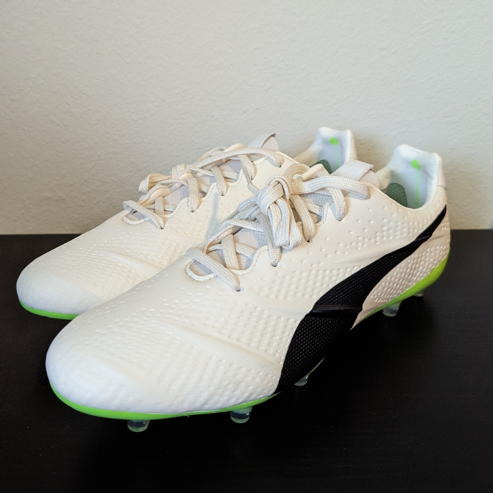 Puma 106675-01 King Platinum 21 Vgn Firm GroundAg  Mens Soccer Cleats